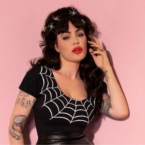 Vixen by Micheline Pitt - Mantrap Spiderweb top